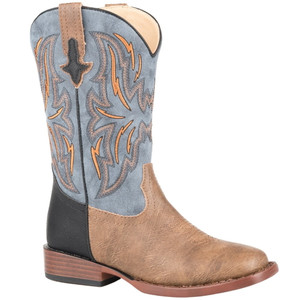 Roper  Kids Boys Dalton Square Toe    Boots   Mid Calf 09-018-1900-2805 TA Roper  Kids Boys Dalton Square Toe    Boots   Mid Calf 09-018-1900-2805 TA