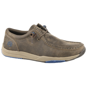 Roper  Mens Clearcut Low Moccasins Casual Shoes 09-020-1662-2621 BR Roper  Mens Clearcut Low Moccasins Casual Shoes 09-020-1662-2621 BR