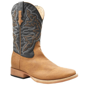 Roper Mens Classic Square Toe Boots Mid Calf 09-020-1900-0012 TA Roper Mens Classic Square Toe Boots Mid Calf 09-020-1900-0012 TA