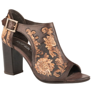 Roper Womens Mika Shootie Pumps Casual 09-021-0946-2674 BR Roper Womens Mika Shootie Pumps Casual 09-021-0946-2674 BR