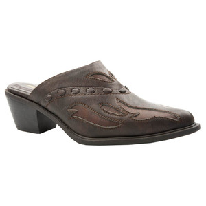 Roper  Womens Beth Mules Flats Casual 09-021-1555-0337 BR Roper  Womens Beth Mules Flats Casual 09-021-1555-0337 BR