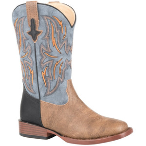Roper  Kids Boys Dalton Square Toe    Boots   Mid Calf 09-119-1900-2805 TA Roper  Kids Boys Dalton Square Toe    Boots   Mid Calf 09-119-1900-2805 TA