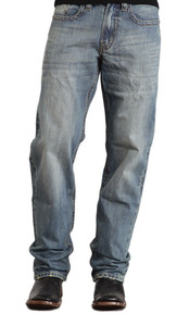Stetson Western Denim Jeans Mens Medium Wash 11-004-1520-0030 BU Stetson Western Denim Jeans Mens Medium Wash 11-004-1520-0030 BU
