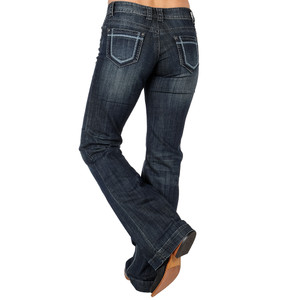 Stetson Women's Ladies Jean 214 Trouser Fit, Blue 11-054-0214-0322 BU Stetson Women's Ladies Jean 214 Trouser Fit, Blue 11-054-0214-0322 BU