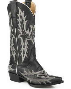 Stetson 6105 Black Vamp 13" Shaft 12-021-6105-1003 BL Stetson 6105 Black Vamp 13" Shaft 12-021-6105-1003 BL