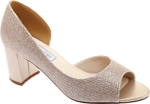 Women's Touch Ups Joy D'Orsay Pump Champagne Glitter 10 W