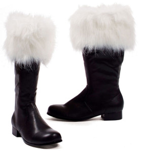 Mens Black Santa Boots Medium