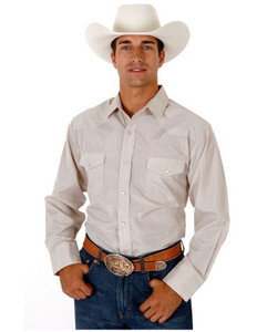 Roper Western Shirt Mens L/S Snap Print Brown 01-001-0145-0938 TA Large Roper Western Shirt Mens L/S Snap Print Brown 01-001-0145-0938 TA Large