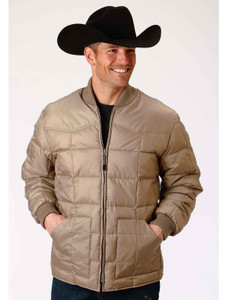 Roper Men's Price Point Polyester Jacket Khaki Mens Outerwear Size- XL, Roper Men's Price Point Polyester Jacket Khaki Mens Outerwear Size- XL,