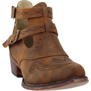 Roper Womens Willa Snip Toe Boots Ankle Low Heel 1-2" Size-10 Roper Womens Willa Snip Toe Boots Ankle Low Heel 1-2" Size-10
