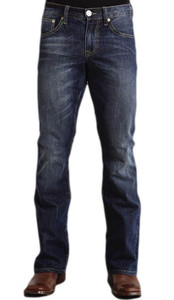 Stetson Western Denim Jeans Mens Rocks Fit Royal  Size - 38 32 Stetson Western Denim Jeans Mens Rocks Fit Royal  Size - 38 32