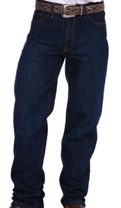 Stetson Western Denim Jeans Mens 1520 Fit Dark  Size- 29 32 Stetson Western Denim Jeans Mens 1520 Fit Dark  Size- 29 32