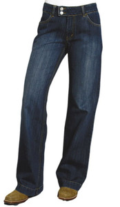 Stetson Western Denim Jeans Womens Dark Size-6 Stetson Western Denim Jeans Womens Dark Size-6