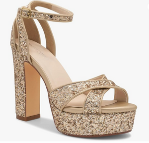 Touch Ups Women's Jemma Heeled Sandal, Champagne , Size 7