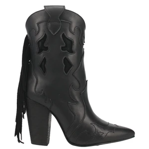 Dingo Womens Lady's Night Pointed Toe Casual Boots Mid Calf High Heel 3" & Up, Black - Size 8.5 M