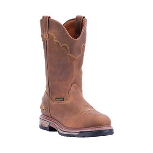 Men's Dan Post Boots Journeyman Waterproof Steel Toe Boot DP69512, Saddle Tan, Size 7.5M