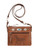 American West 9365884 Trail Rider Hip & Crossbody Bag, Antique Brown & Chestnut Brown