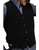 Roper Western Vest Mens Leather Vest Snap Black 02-075-0500-0512 BL
