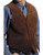 Roper Western Vest Mens Leather Vest Snap Brown 02-075-0500-0513 BR