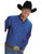 Roper Western Shirt Mens L/S Button Royal 03-001-0365-0031 RY