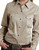 Roper Western Shirt Womens L/S Solid Snap Tan 03-050-0265-1126 TA