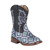 Roper  Toddler Girls Glitter Diamonds Geometric Square Toe   Boots   Mid Calf 09-017-1901-1523 BL
