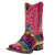 Roper Kids Boys Ali Rainbow Faux Caiman 8 Shaft Cowgirl Boots 1 Little Kid M Rainbow Faux Caiman Vamp/Pink Shaft 09-018-7020-0765 MU Roper Kids Boys Ali Rainbow Faux Caiman 8 Shaft Cowgirl Boots 1 Little Kid M Rainbow Faux Caiman Vamp/Pink Shaft 09-018-7020-0765 MU