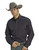 Western Shirt Mens L/S Solid Button Black 11-001-0566-0022 BL