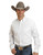 Western Shirt Mens L/S Solid Button White 11-001-0566-0025 WH