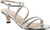 Women's Touch Ups Maisie Strappy Sandal Silver Shimmer 9 W