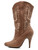 Cowgirl Adult Costume Shoes Brown - Size 6