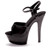 6" Patent Black Heels Size-8