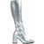 Gogo Silver Boots Women's Adult Halloween Costume Accessory Size-7