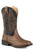 Roper Jed Kids Boys Brown Faux Leather Cowboy Boots Size- 13