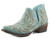 Roper Western Boots Womens Ava Ankle 7.5 B Blue Size-7