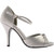 Dyeables Women's Nora Pump (Silver,Size -6W)