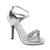 Dyeables Women's Lilac Sandal (Silver Metallic,Size-8)