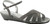 Women's Dyeables Emma Wedge Sandal Pewter Glitter, Size  6.5 W