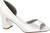 Women's Dyeables Joy D'Orsay Pump White Satin 6 W