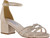 Women's Touch Ups Zoey Ankle Strap Heeled Sandal Champagne Shimmer Synthetic, Size -9 M