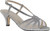 Women's Touch Ups Clara Heeled Sandal Silver Glitter Synthetic, Size -8 M