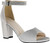 Women's Touch Ups Amaya Ankle Strap Heeled Sandal Silver Glitter Synthetic, Size - 9 M