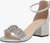 Touch Ups Women's Devon Heeled Sandal, Silver, Size- 7.5