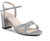 Touch Ups Block Heel Open Toe Sandals, Silver, Size 12