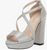 Touch Ups Women's Chloe Platform, Silver, Size 9