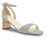 Touch Ups Lilibet Silver Glitter Sculptured Heel Sandals, Size 9M