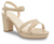 Touch ups Harmon Nude Patent Block Heel Open Toe Platform Sandals, Size 9