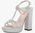 Touch Ups Women's Platform, Silver, Size 6.5M