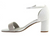 Dyeables Women's Summer Heeled Sandal (White,12)
