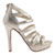 Dyeables, Inc Womens Lola Platform Sandal (Champagne,8 B(M) US)